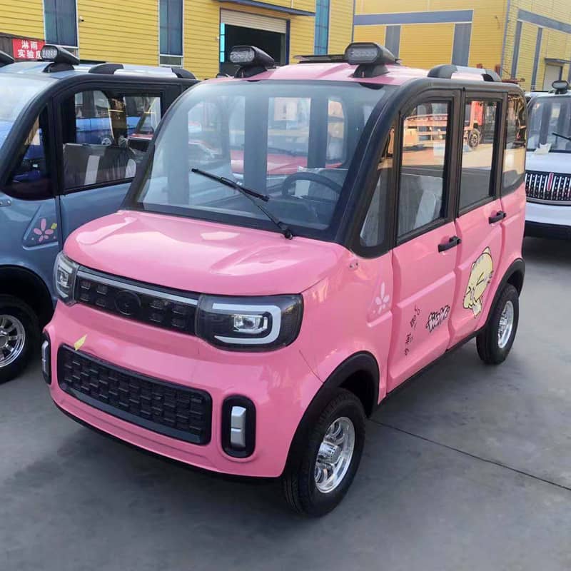 Nakapaloob na four-seater low speed electric vehicle